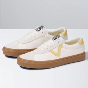VANS Gum Vans Sport Mens Shoes Marshmallow/Cream Gold Size 11